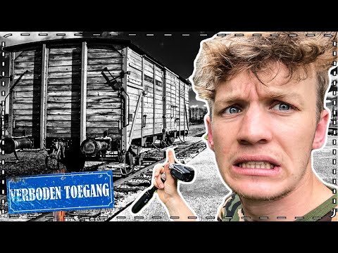 VERLATEN DUITSE OORLOGS TREIN..