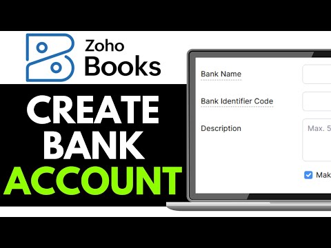 How to Create Bank Account in Zoho Books 2025 (EASY & FAST)