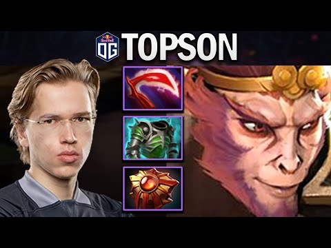 OG.TOPSON MONKEY KING WITH MINUS ARMOR BUILD - DOTA 2 7.28 GAMEPLAY
