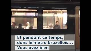 Coupe du Monde : comme promis, le métro de Bruxelles diffuse la chanson de Johnny “Tous ensemble”