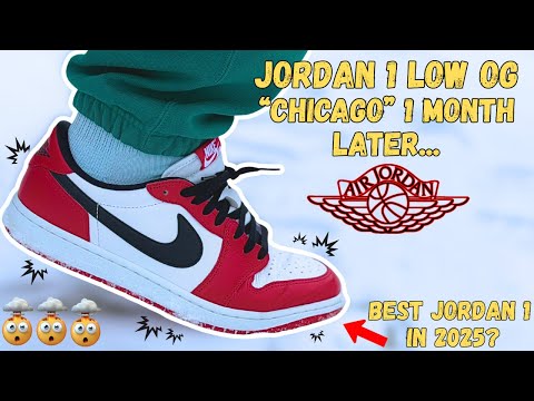 Air Jordan 1 Low OG "Chicago" - 1 Month Of Straight Wear!