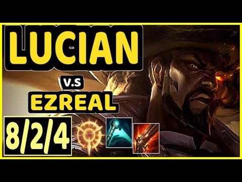 YUUKI60 (LUCIAN) vs EZREAL - 8/2/4 KDA BOTTOM ADC GAMEPLAY - EUW Ranked DIAMOND