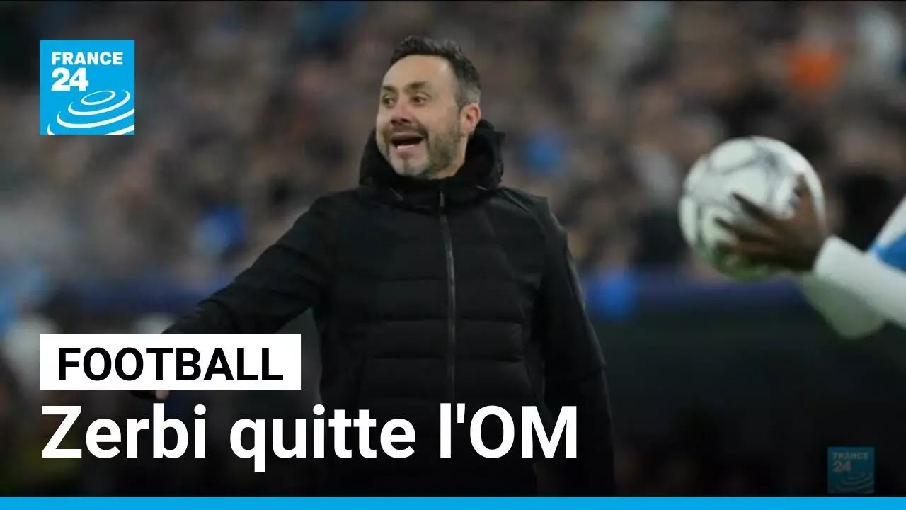 L'entraîneur de l'OM Roberto De Zerbi quitte le club 