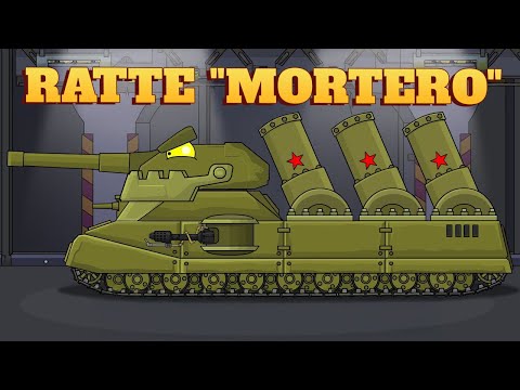 Tubos de batalla para Ratte - Dibujos animados sobre tanques