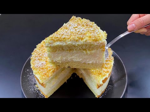 Cake in 5 minutes! You will make this cake every day. Few people cook cakes like this!