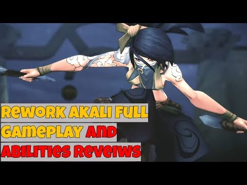 akali rework 2018 spotlight || Rework Akali Full Gameplay And Abilities reveiws (League Of Legends)