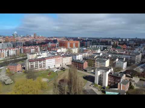 Gdańsk Dolne Miasto z powierza 4K