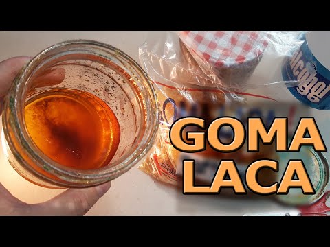 ¿Cómo preparo la Goma Laca?