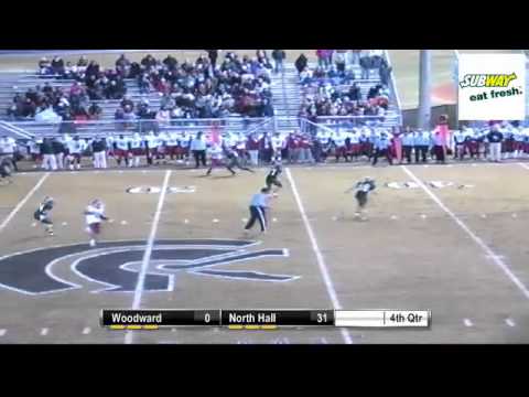 Woodward's #5 Terry Googer Throws a 60yd TD Pass