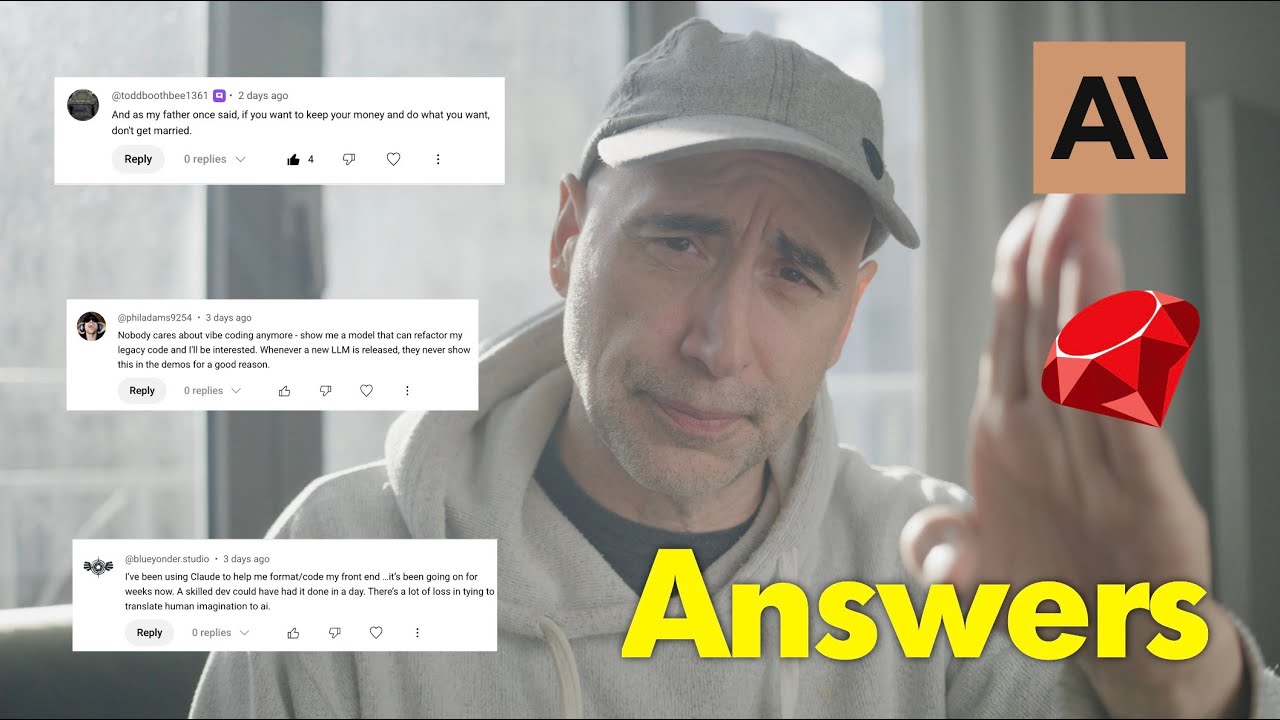 Coding over 50, Ai Vibe Coding, Ruby and Getting Married