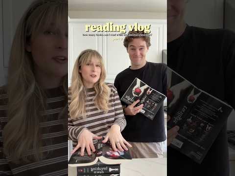 reading vlog - how many books can I read while my husband reads one? - PART 2