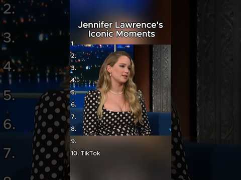 Jennifer Lawrence's Iconic Moments 3