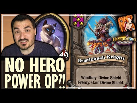 BIGGLES IS OP ONCE AGAIN?! - Hearthstone Battlegrounds