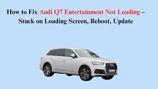 Audi Q7/Q8, Bentayga & Urus RSE/MMI Module: A Guide to Component