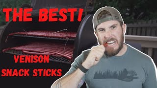 Make Your Own Venison Slim Jim Snack Sticks on a Smoker || Smoked to Perfection