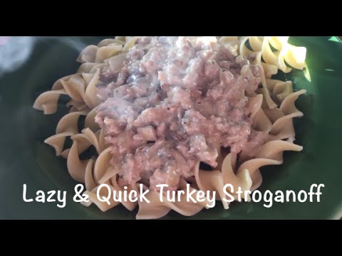 Lazy & Easy Turkey Stroganoff