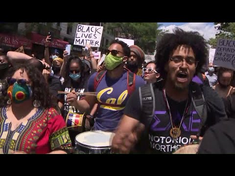 Black Lives Matter demonstrations continue weeks after George Floyd's death