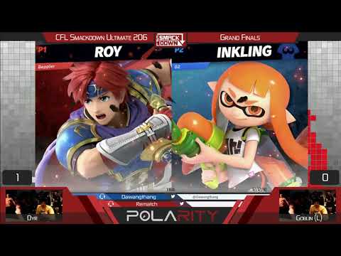 CFL Smackdown 206 Ultimate - Dyr (Inkling) vs Goblin (Roy, DDD) - Grand Finals