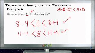 Triangle Inequality Theorem: Examples (Basic Geometry Concepts)