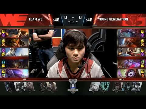 YG vs WE game 1 highlights | WE hoàn toàn bắt tài YG | Worlds 2017 Play-In Elimination Day 2