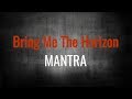 Bring Me The Horizon MANTRA Lyric Video Unofficial
