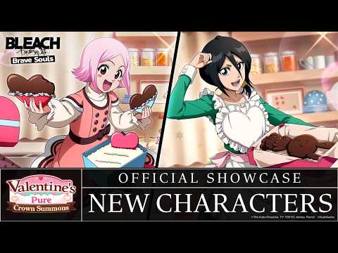 【Bleach: Brave Souls】Rukia, Yachiru【Valentine's Crown Summons: Pure】