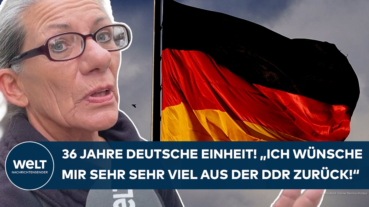 DEUTSCHLAND: „Ich wünsche mir sehr viel aus der DDR zurück“ – Stimmen zum Tag der Deutschen Einheit