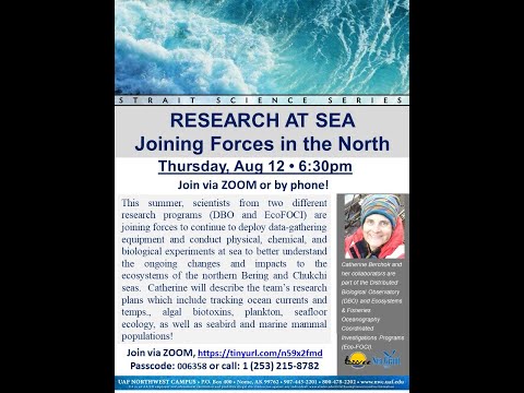 Research At Sea: Joining Forces in the North - Strait Science August 12, 2021