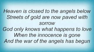 Lita Ford - War Of The Angels Lyrics