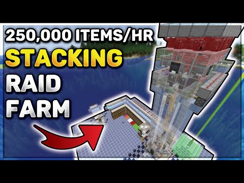Chapman Farms - Minecraft RAID FARM Tutorial - 250k Items Per Hour