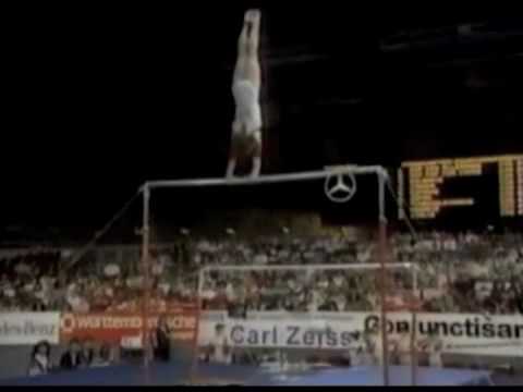 Eugenia Popa - 1989 World Championships Team Optionals - Uneven Bars