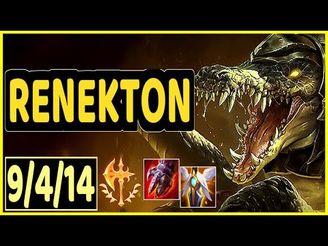 RENEKTON VS AKALI - 9/4/14 KDA TOP GAMEPLAY CHALLENGER I