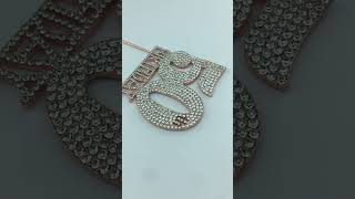 Custom Crystal 50th Alloy Cake Topper Fifty Birthday Party Decoration Toppers