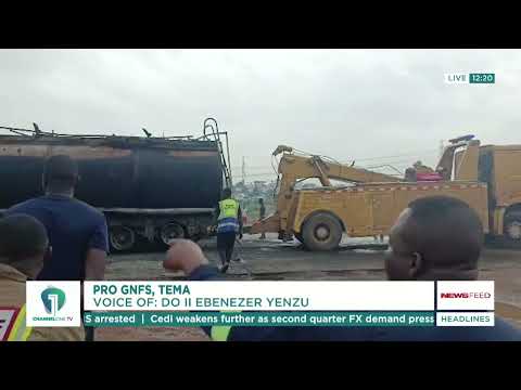 Accra–Tema Motorway Crash: 1 Live Lost, 3 Injured in Fuel Tanker Fire | News Feed