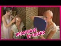 Woman Headshave Performed By Friend Headshave Baldgirl Baldisbeautiful