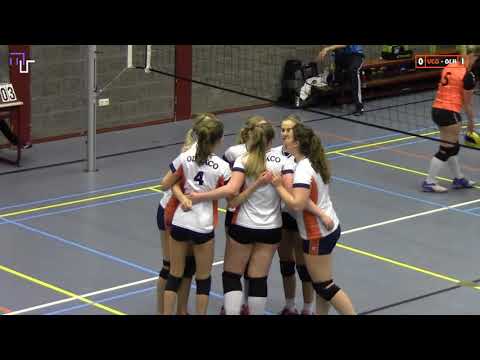 Volleybal Dames 1e kl. C: VCO'72 D1 - Olhaco D2 [03-02-2018]
