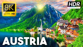 Exploring AUSTRIA: Austrian Alps & Iconic Landmarks | 8K ULTRA HD | HDR Dolby Vision #8K