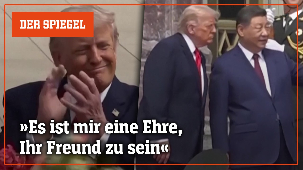 US-Präsident in China: Trump und Xi – Erst Zölle, dann Freunde  | DER SPIEGEL