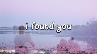 Benny Blanco &amp; Calvin Harris - I Found You (Lyrics)