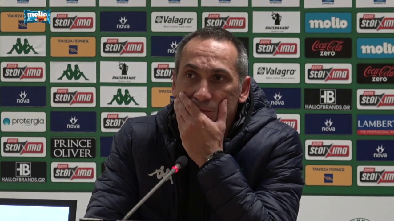 Giorgos Donis Press Conference after win against Panionios (12/01/2020) | pao.gr