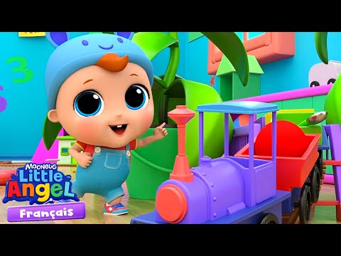 Le Train des Couleurs | @LittleAngelFrancais ​| Comptines | Vidéos Pour Enfants