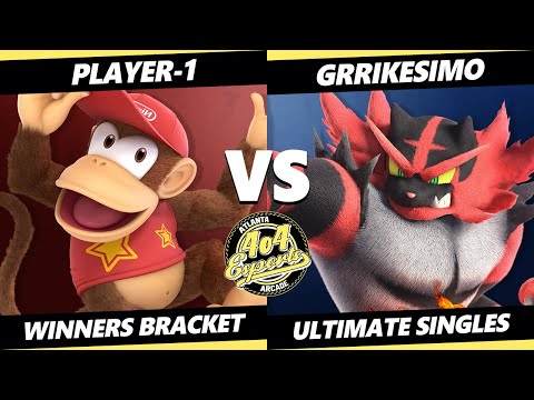 4o4 Smash Night 66 - Player-1 (Diddy Kong) Vs. Grrikesimo (Incineroar) SSBU Ultimate Tournament
