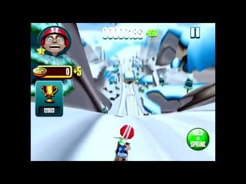 Skiing Fred iOS iPhone / iPad Gameplay Review - AppSpy.com