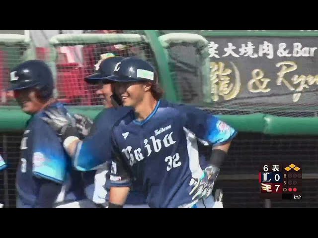 【ファーム】ライオンズ・山村崇嘉  ライトスタンドへ完璧な満塁ホームラン!!  2023年4月29日 東北楽天ゴールデンイーグルス 対 埼玉西武ライオンズ
