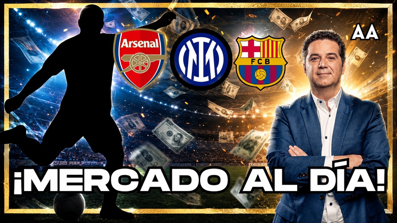 ¡ÚLTIMA HORA! El central del Arsenal, nuevo volante del Inter, el 9 del Barça y MÁS | Andrés Agulla