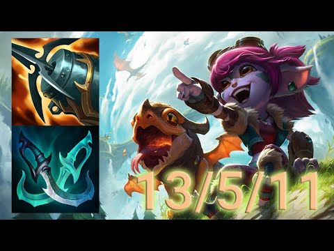 Tristana Jungle VS Graves | Diamond 1 Patch 12.21