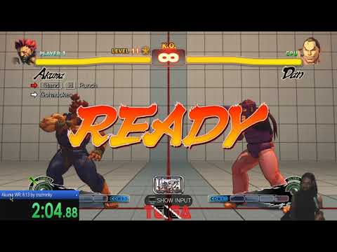 USF4 Akuma Trial Speed Run (5:08)