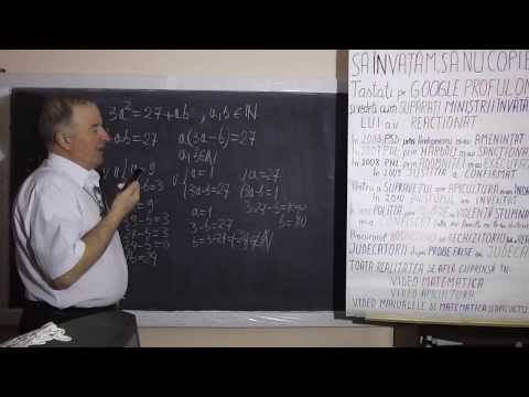 Lectia 207 - Doua probleme frumoase prin telefon cu Simona din Tecuci - Matematica cu Proful Online