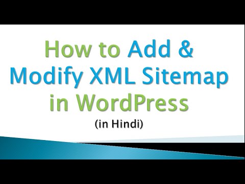 How to Add Modify XML Sitemap in WordPress Hindi