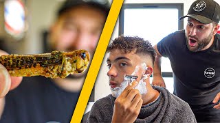 INOXTAG DEVIENT UN HOMME... (rasage + dégustation criquet)